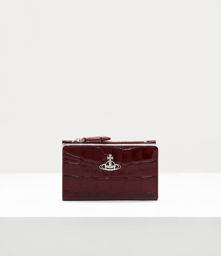 Vivienne Westwood CROCODILE SLIM FLAP CARD HOLDER